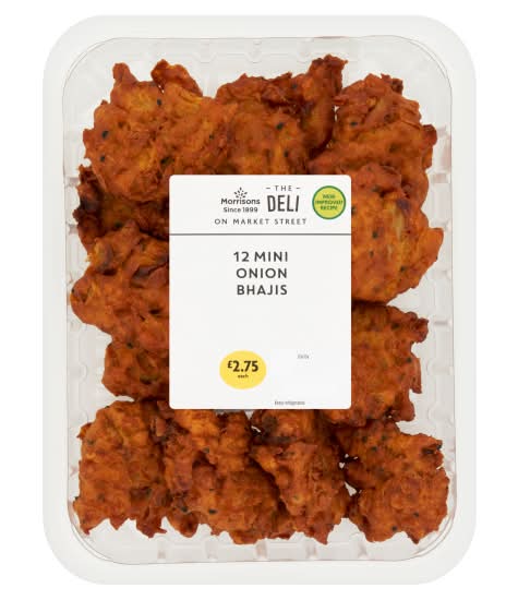 Morrisons The Deli on Market Street Mini Onion Bhajis (12 pack)