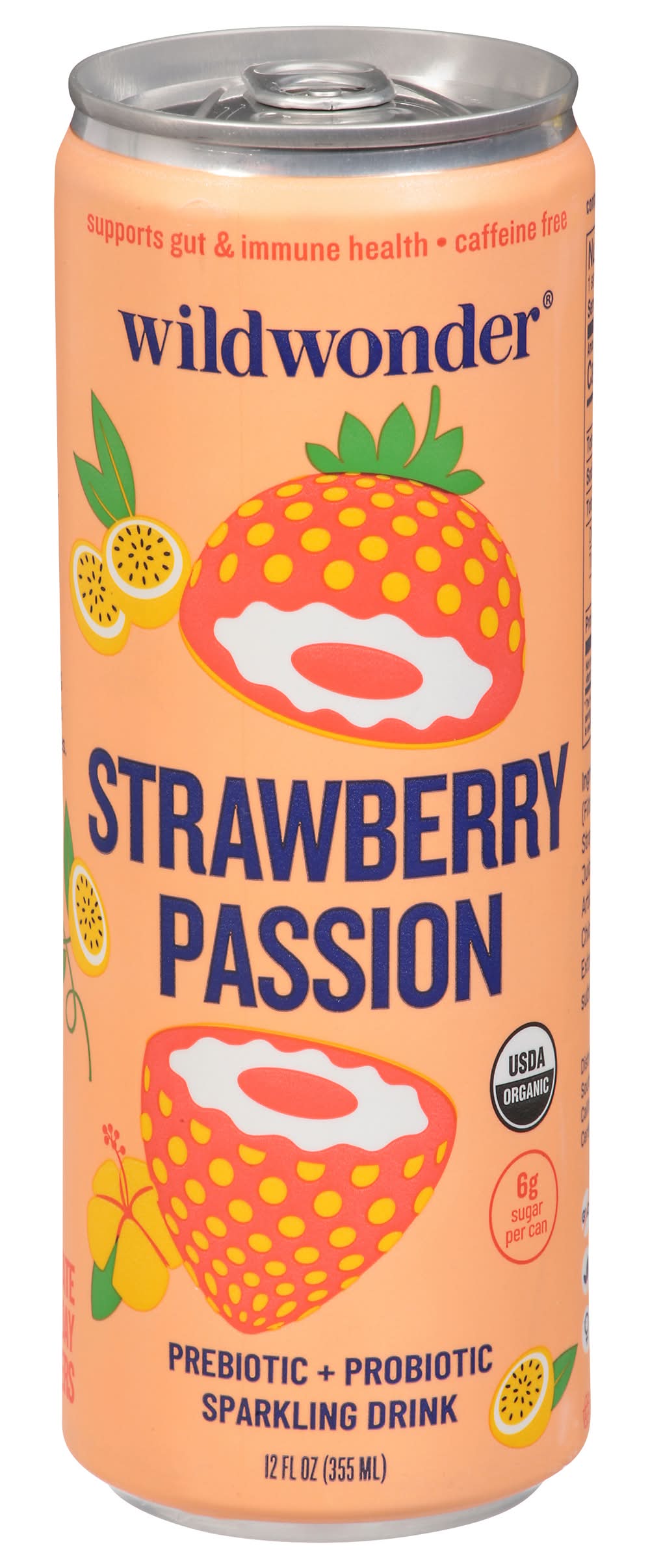 Wild Wonder Probiotic Drink, Strawberry Passion (12 fl oz)