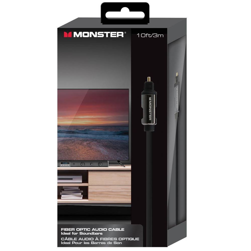Monster Audio Essentials Fiber Optic Audio Cable Delivery Near Me