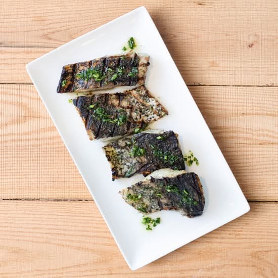 grilled sea bass