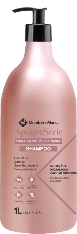 Member's mark shampoo professional hidratante apogee serie (1l)