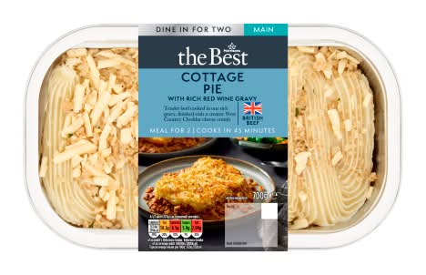 Morrisons The Best Meal For 2 Cottage Pie With Rich Red Wine Gravy (700g)