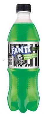 Fanta Flavored Beetlejuice Soda, Haunted Apple