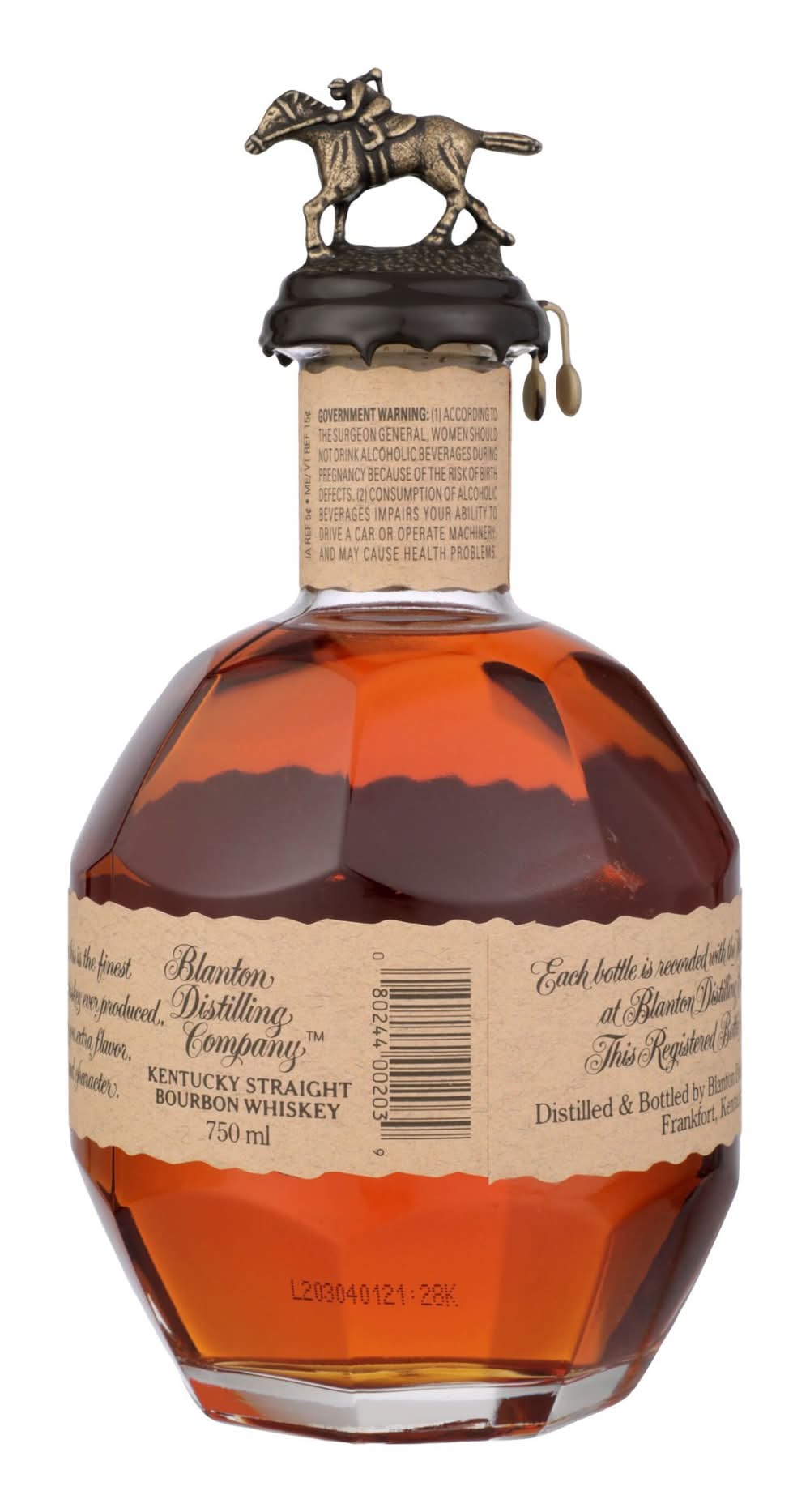 Blanton's The Original Single Barrel Bourbon Whiskey (750 ml