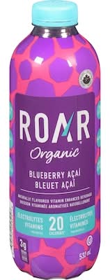 ROAR Organic Electrolyte Vitamins Drinks, Blueberry Acai (532 ml)