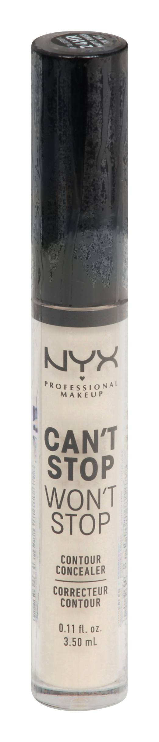 NYX Professional Makeup Can't Stop Contour Concealer, Pale 