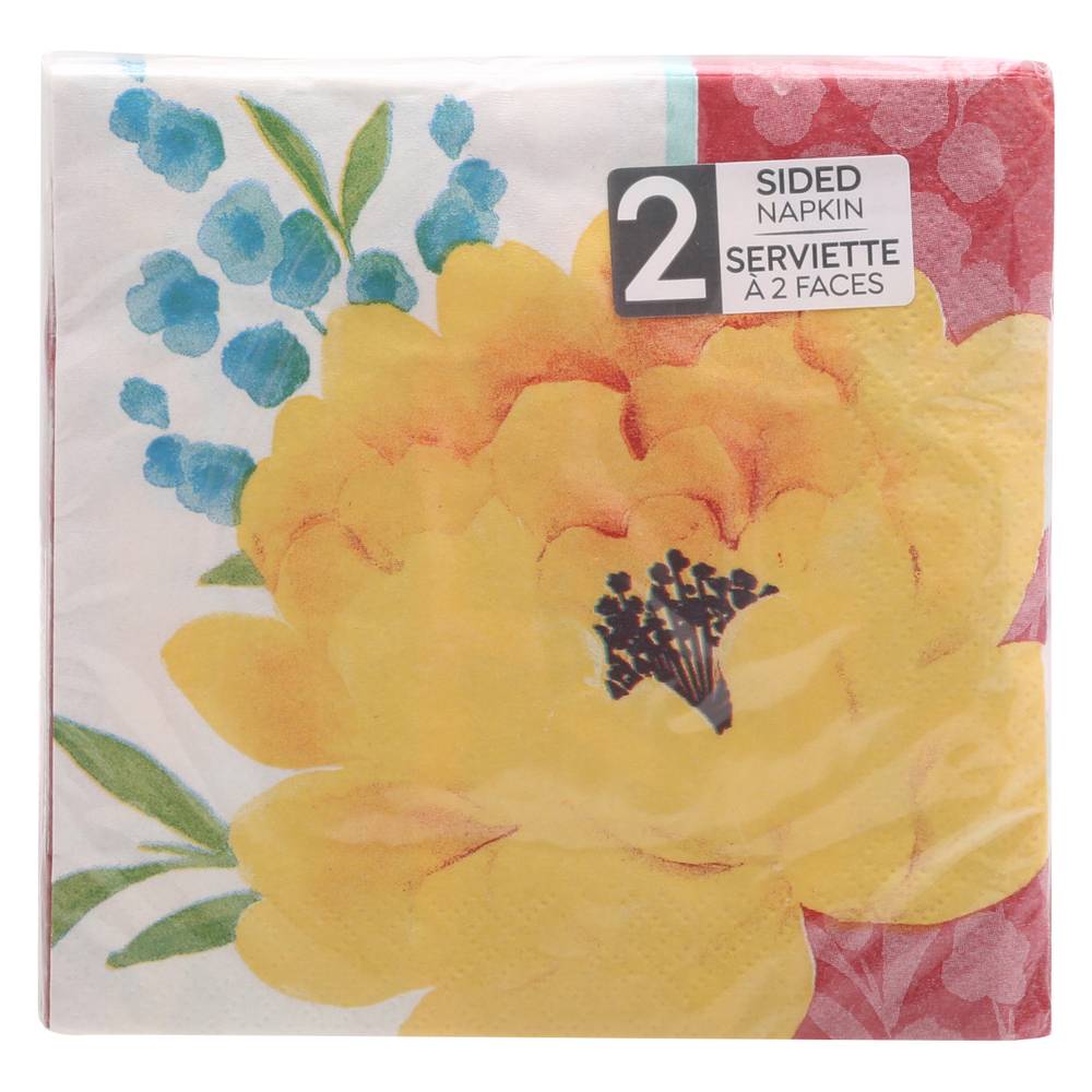 Signature Select Sided Beautiful Blossoms Napkins (24 napkins)