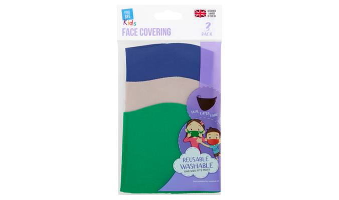 Pro Sfe Kids 3 Reusable Washable Face Covering