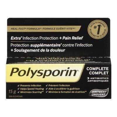 Polysporin Complete Antibiotic Ointment (15 g)