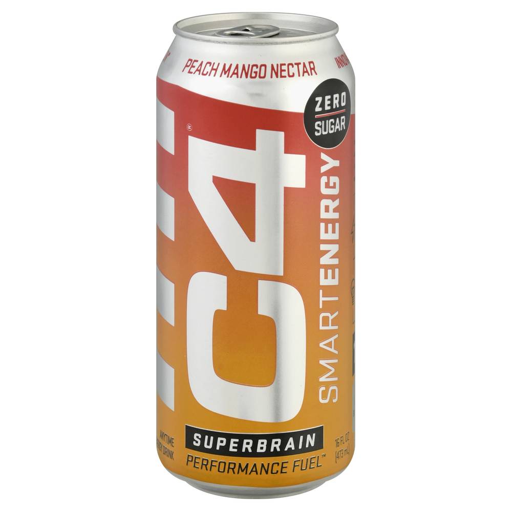 C4 Energy Drink, Peach Mango-Nectar (16 fl oz)