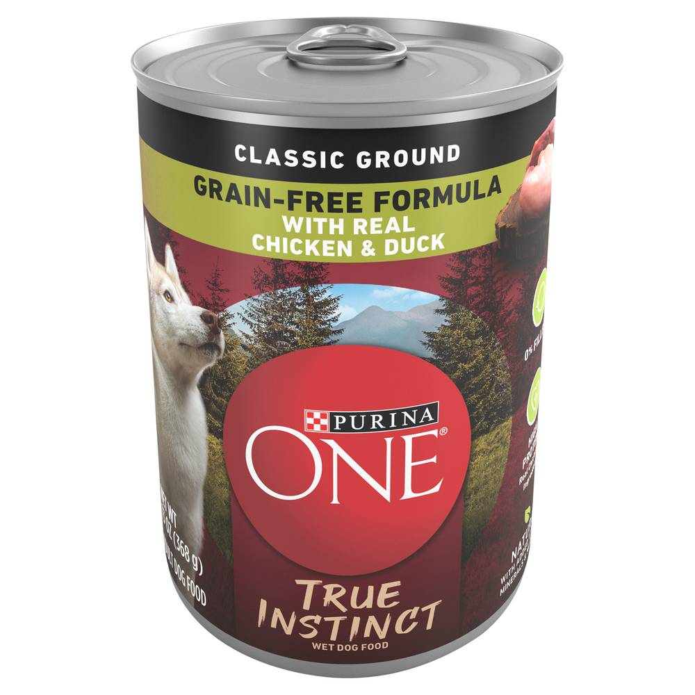 Purina One Grain Free Chicken & Duck Wet Dog Food (13 oz)