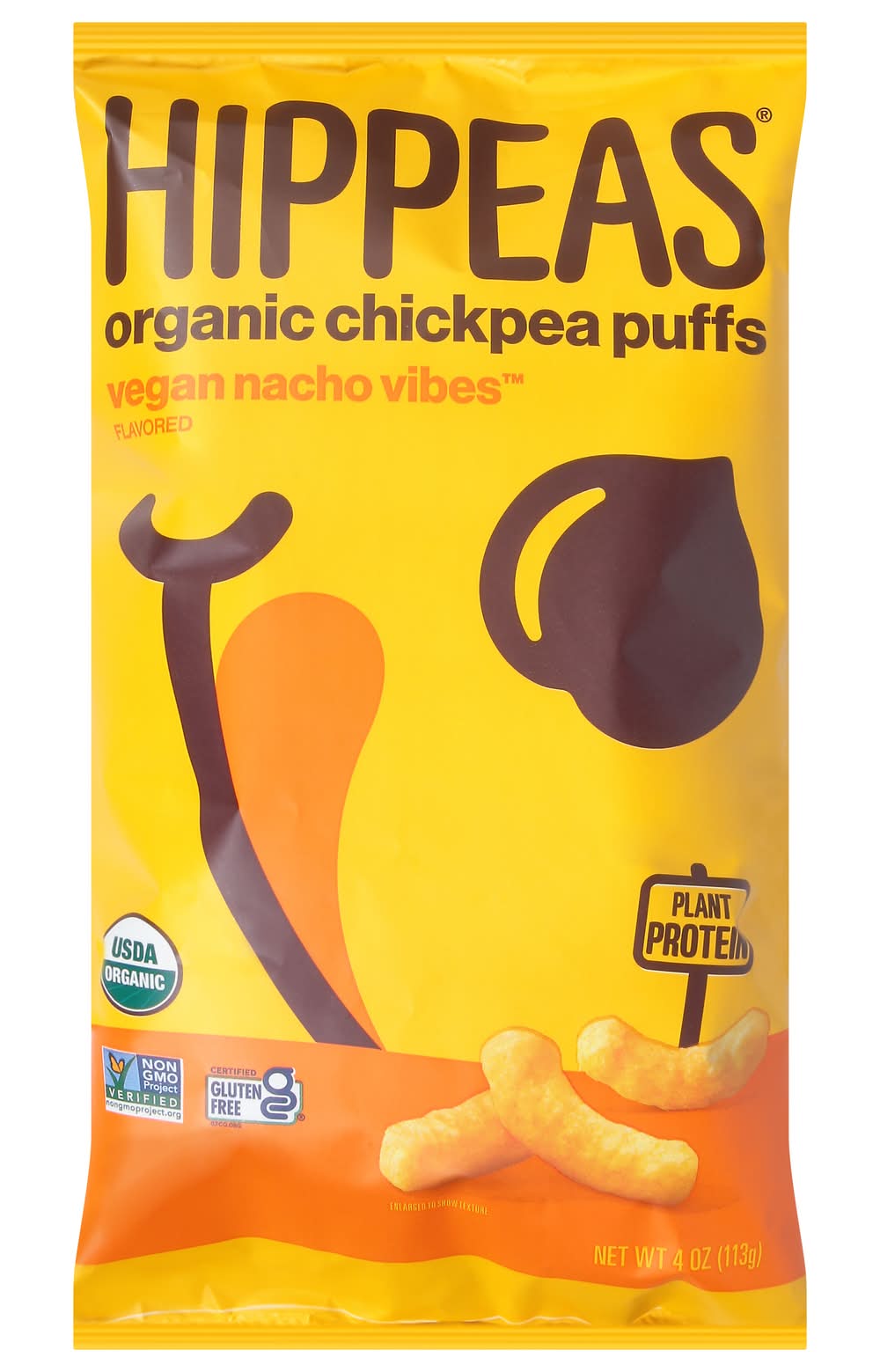 Hippeas Nacho Vibes Flavored Organic Chickpea Puffs (4 oz)