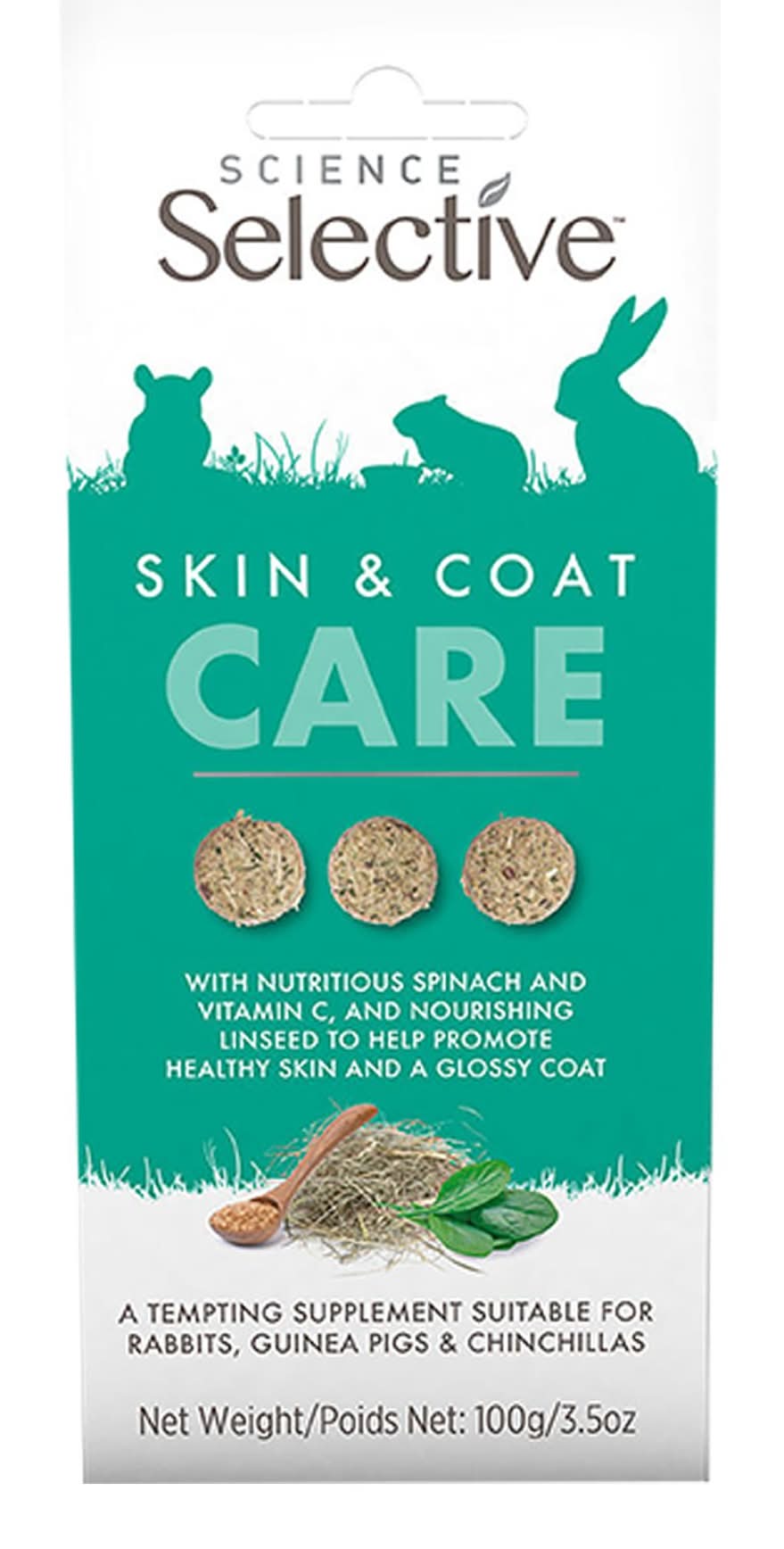Science Selective Skin & Coat Care Supplements 3.5 oz (Flavor: Spinach)