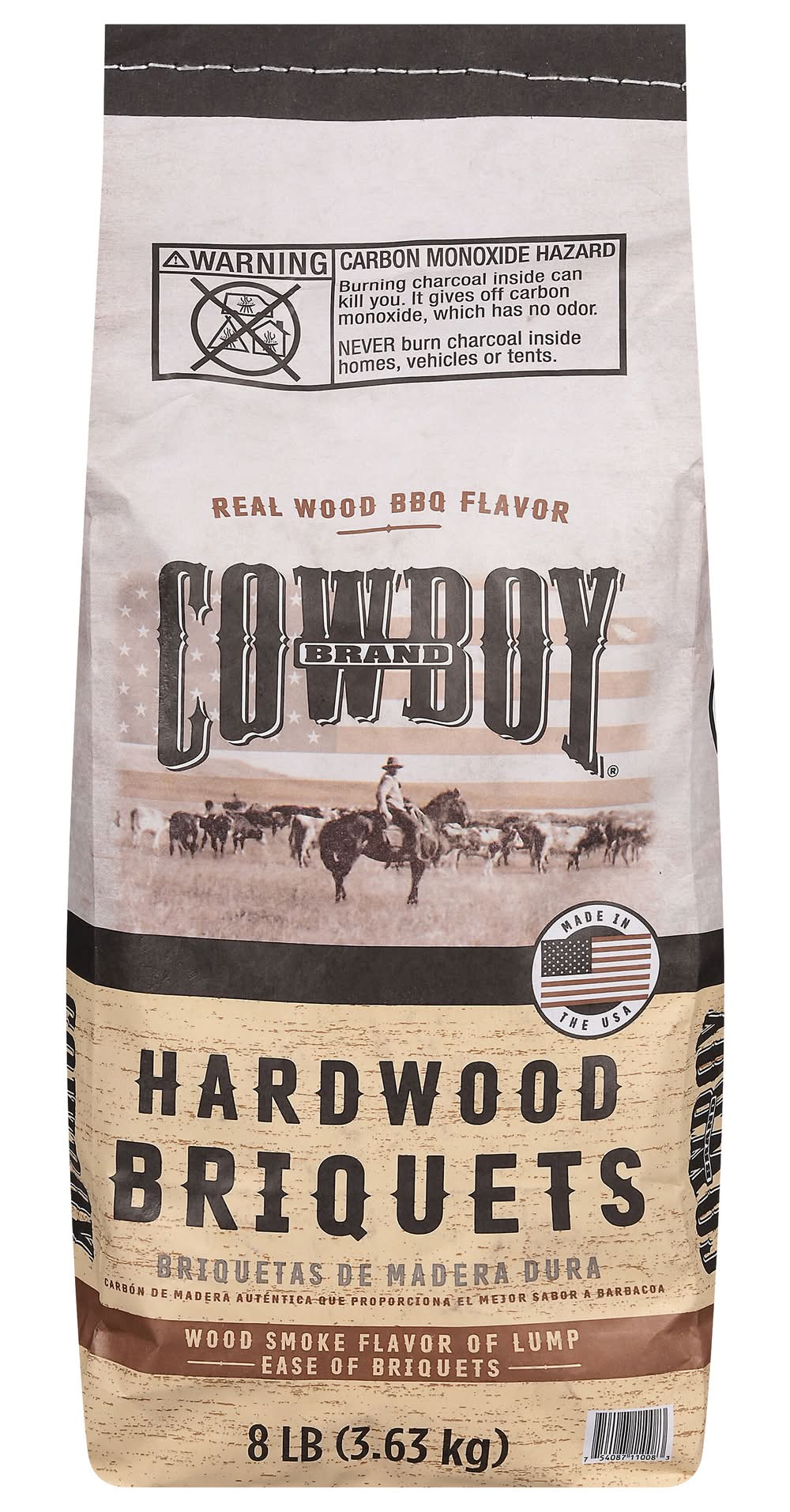 Cowboy 8 Pound(s) Hardwood Charcoal briquettes