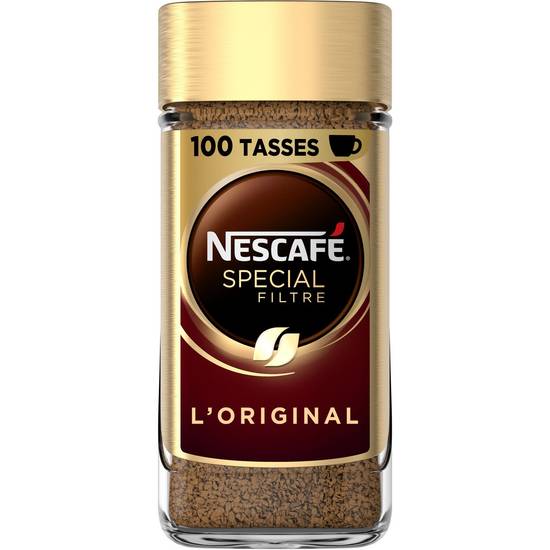 Café Soluble Spécial Filtre Original NESCAFE - le flacon de 200g - 100 tasses