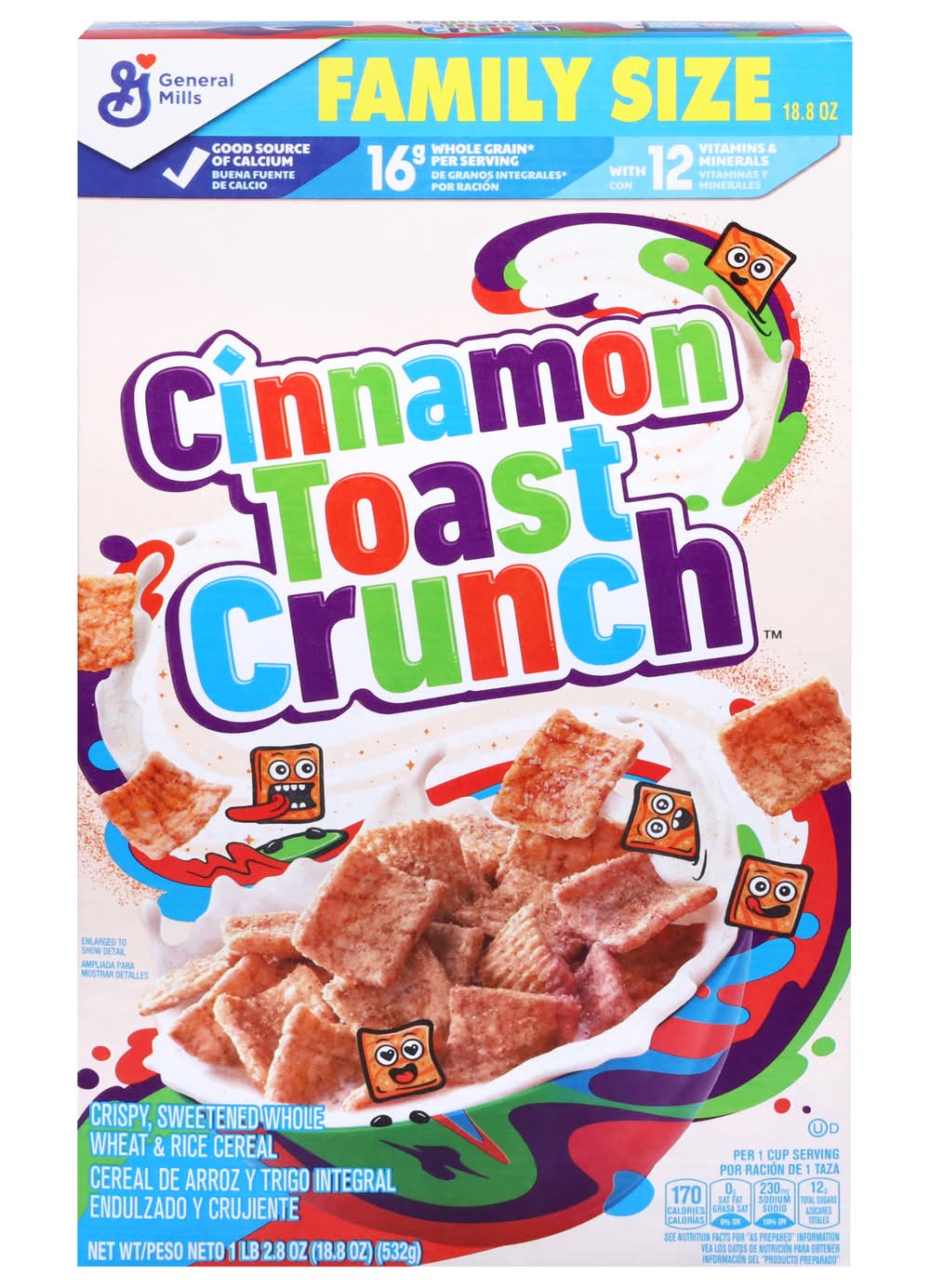 Cinnamon Toast Crunch Family Size Holloween Collection Cereal (18.8 oz)