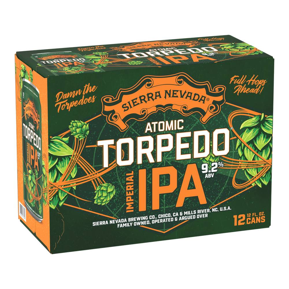 Sierra Nevada Atomic Torpedo Juicy West Coast Ipa Beer (12 pack, 12 fl oz)