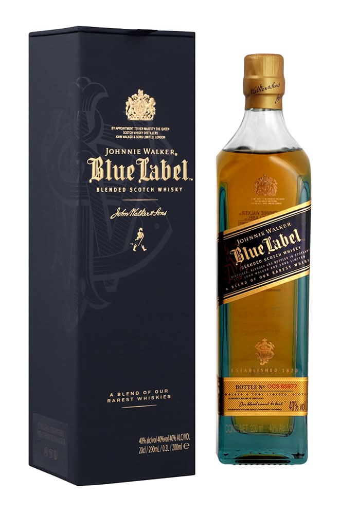Johnnie Walker · Whisky etiqueta azul (200 ml)