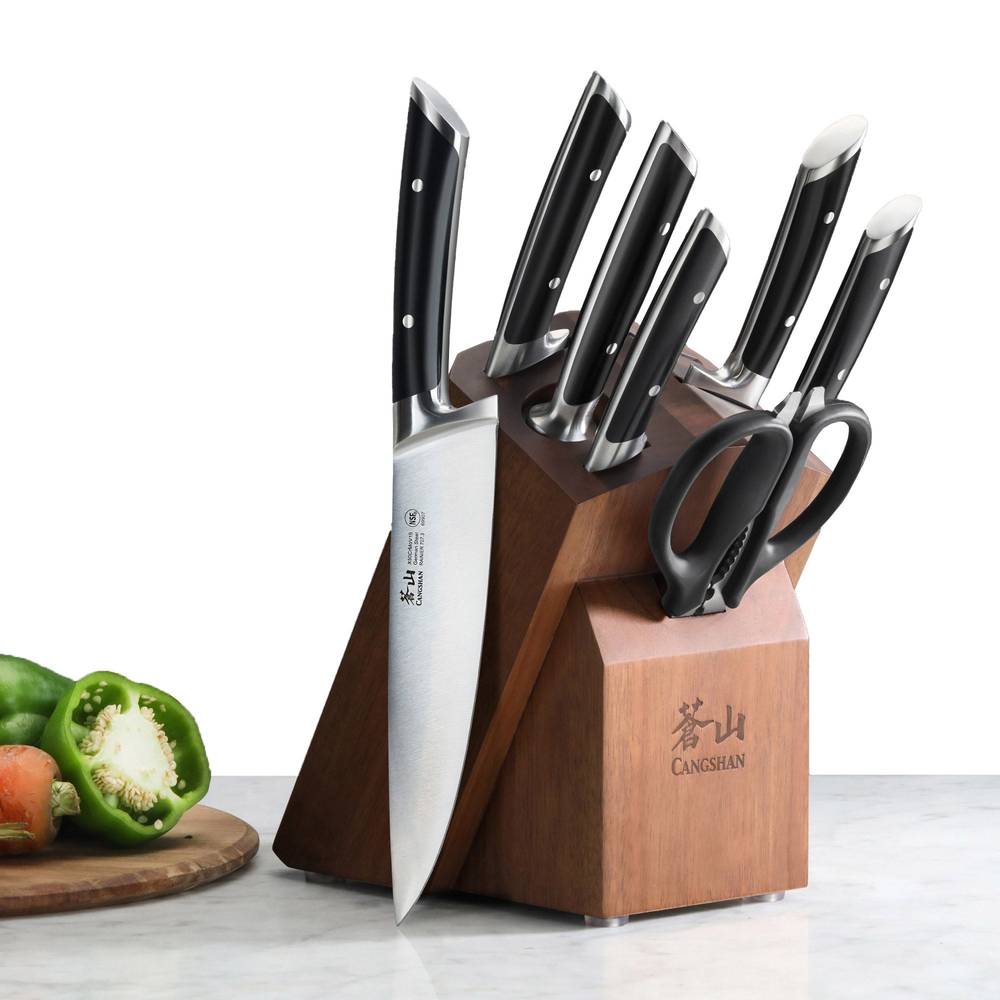 Cangshan Rainier Forged 8PC Knife Block Set