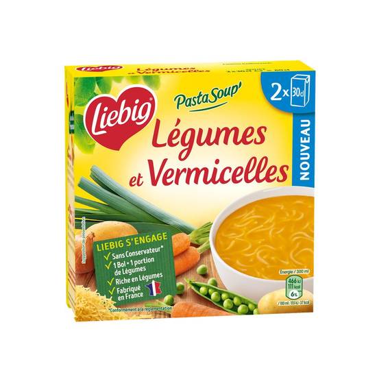 Soupe de légumes et vermicelles Liebig 2x30cl