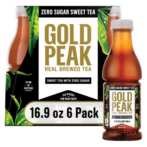 Gold Peak Real Brewed Sweet Tea (6 x 16.9 fl oz)