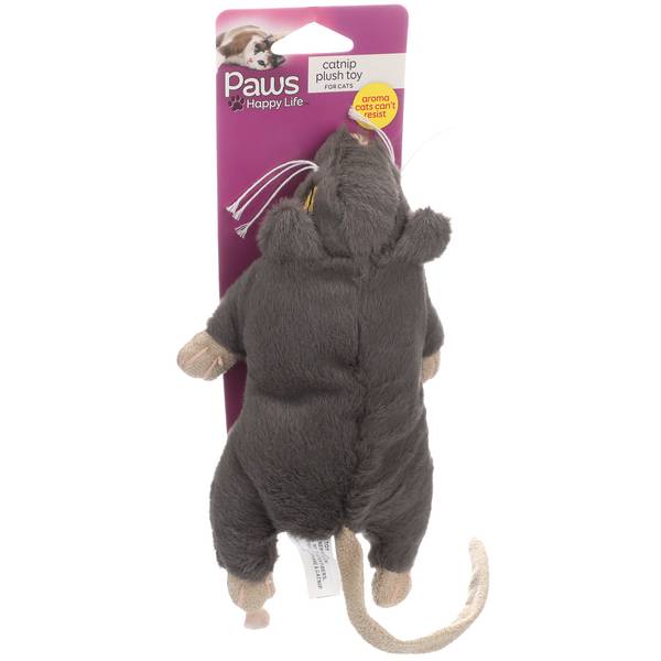 Paws Happy Life Mouse Catnip Plush Toy For Cats