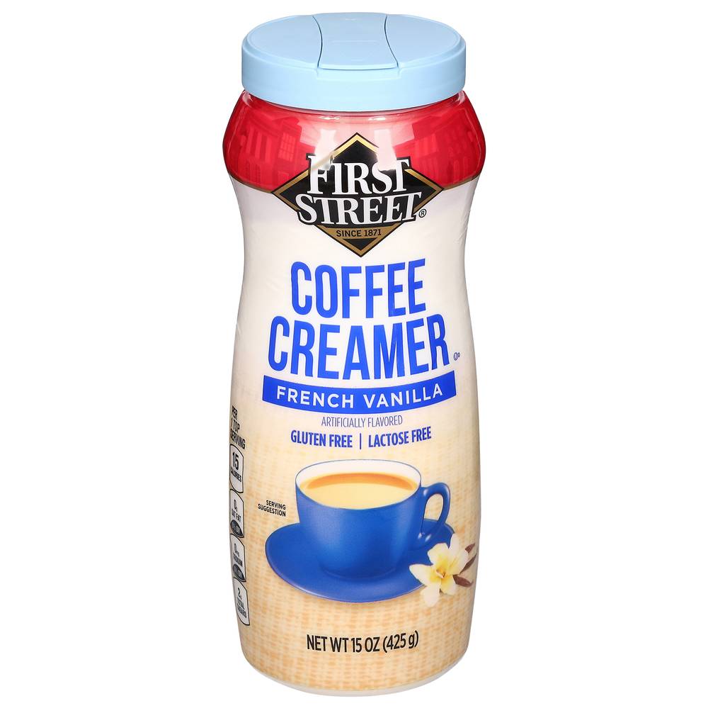 First Street Coffee Creamer, French Vanilla (15 oz)