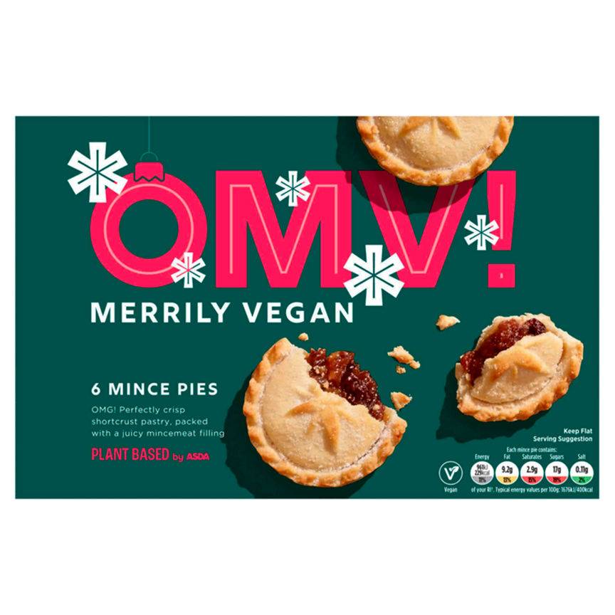 ASDA Omv! Merrily Vegan Mince Pies (6 pack)