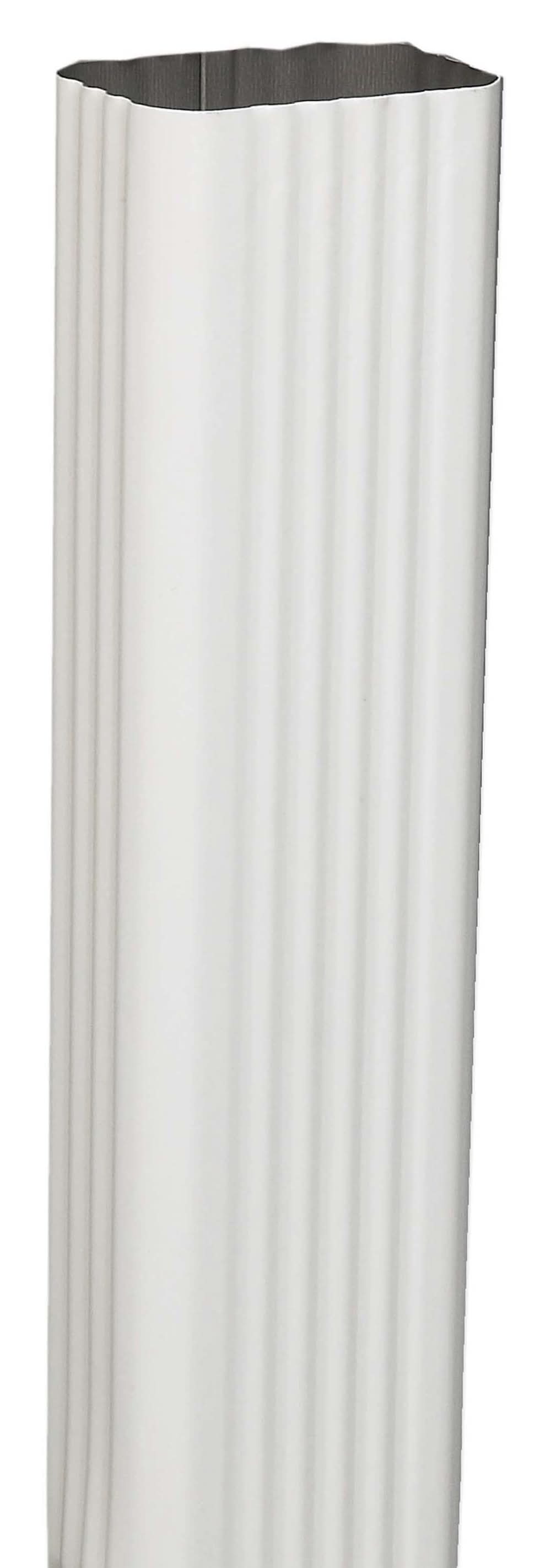 Amerimax Aluminum 120-in White Downspout