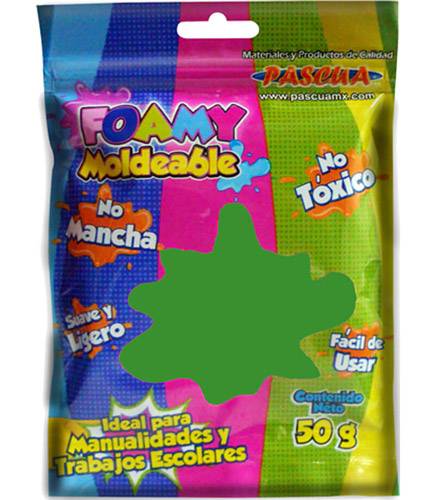 Pascua · Foamy moldeable verde bandera (50 g)