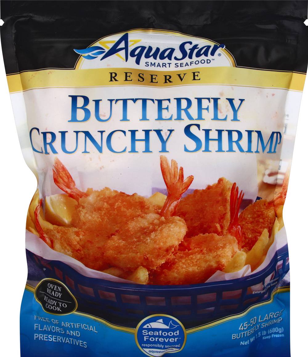 Aqua Star Butterfly Crunchy Shrimp (24 lbs)