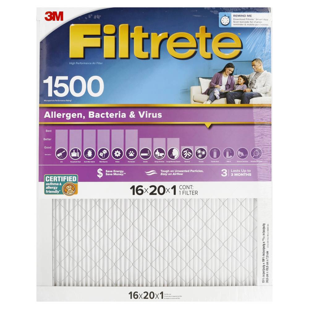 Filtrete 3M High Performance 1500 Air Filter