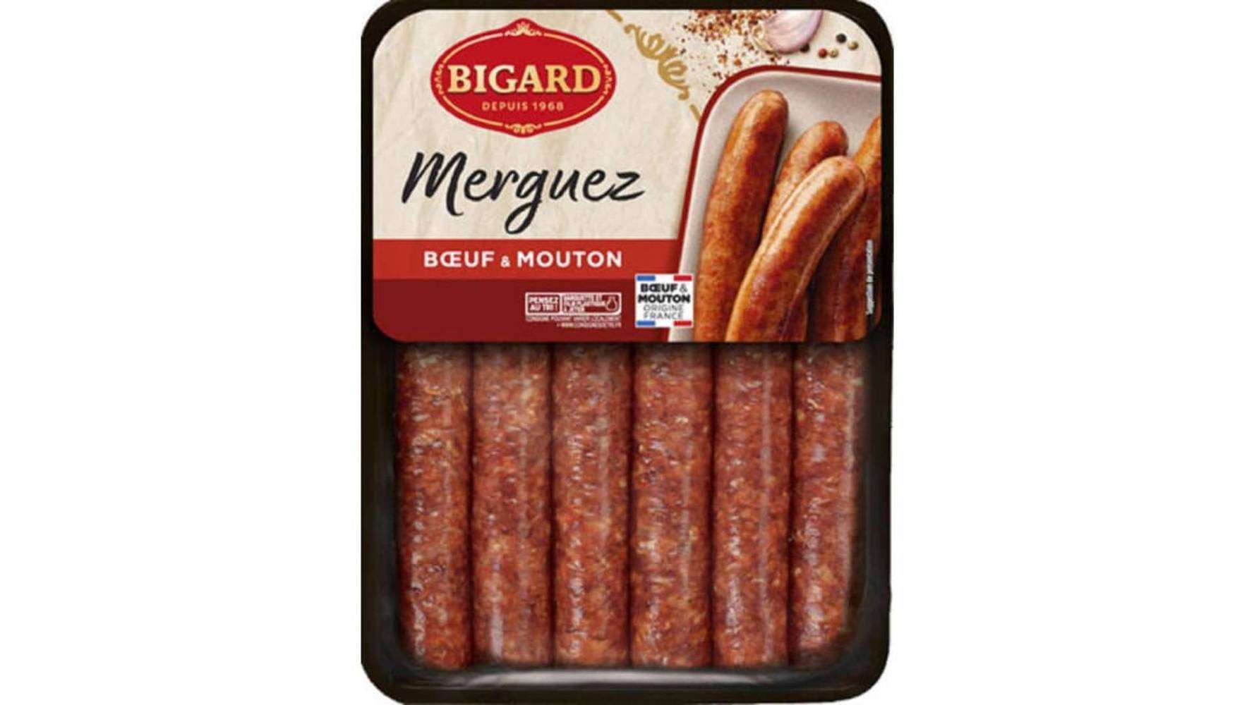 Bigard - Merguez de boeuf et mouton