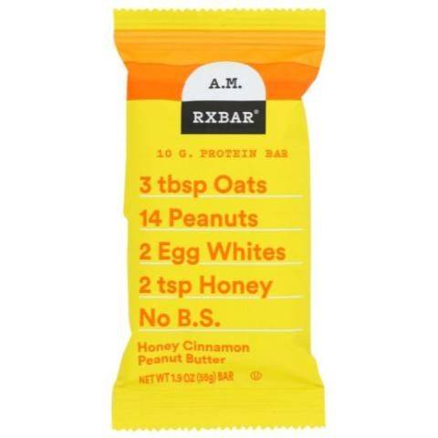 RX AM Honey Cinnamon Peanut Butter Bar 1.94oz
