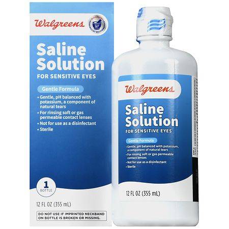 Walgreens Daily and Extended Wear Soft Saline Solution (12 fl oz)