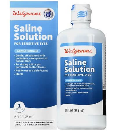 Walgreens Daily and Extended Wear Soft Saline Solution (12 fl oz)