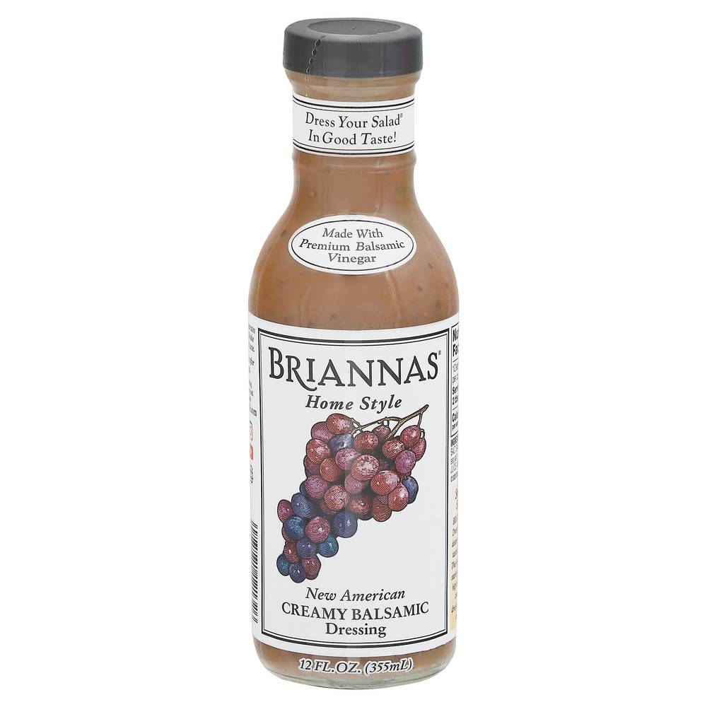 Briannas Home Style New American Creamy Balsamic Dressing (12 fl oz)