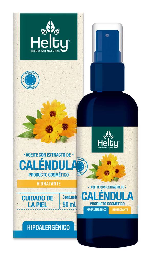 Helty Aceite con Extracto de Calendula Hidratante 50ml