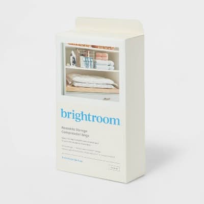Brightroom Compression Bags, XL, Clear (2 ct)