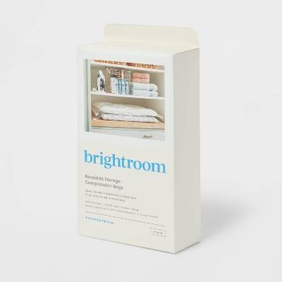 Brightroom Compression Bags, XL, Clear (2 ct)