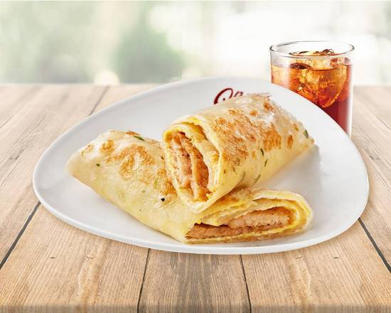 【套餐】里肌豬排蛋餅｜Pork Loin Egg Pancake Roll