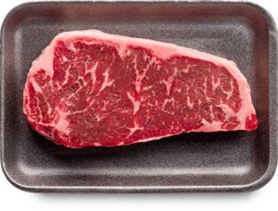 Beef Top Loin New York Strip Steak Boneless - 0.75 Lb
