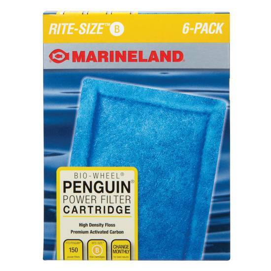 Marineland Rite Size B Penguin Power Filter Replacement Cartridge (6 ct)