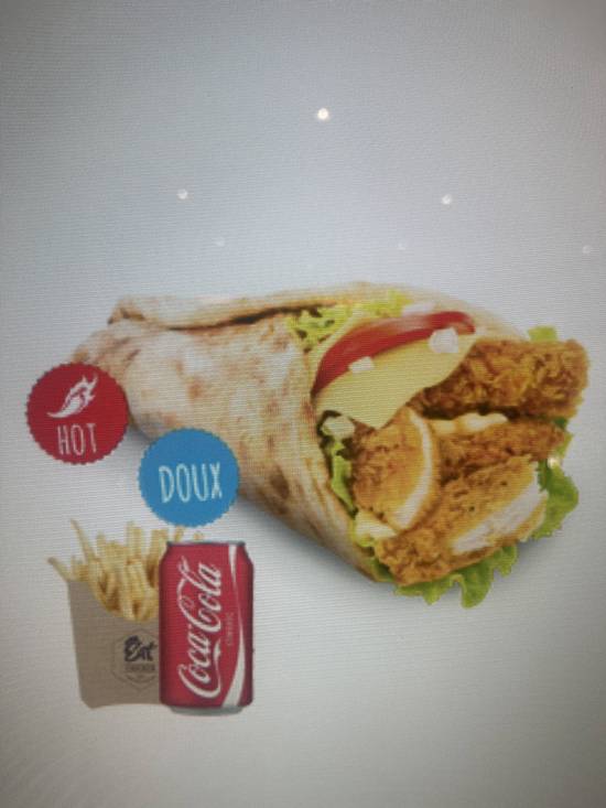 Menu chick'n naan