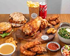 Flamed Rooster Charcoal Chicken