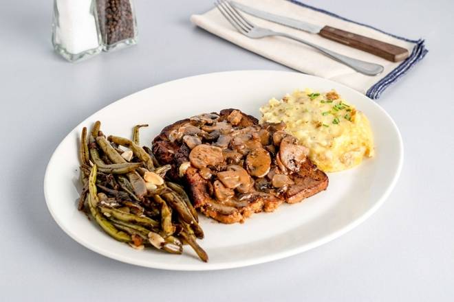 Wild Mushroom Meatloaf Dinner