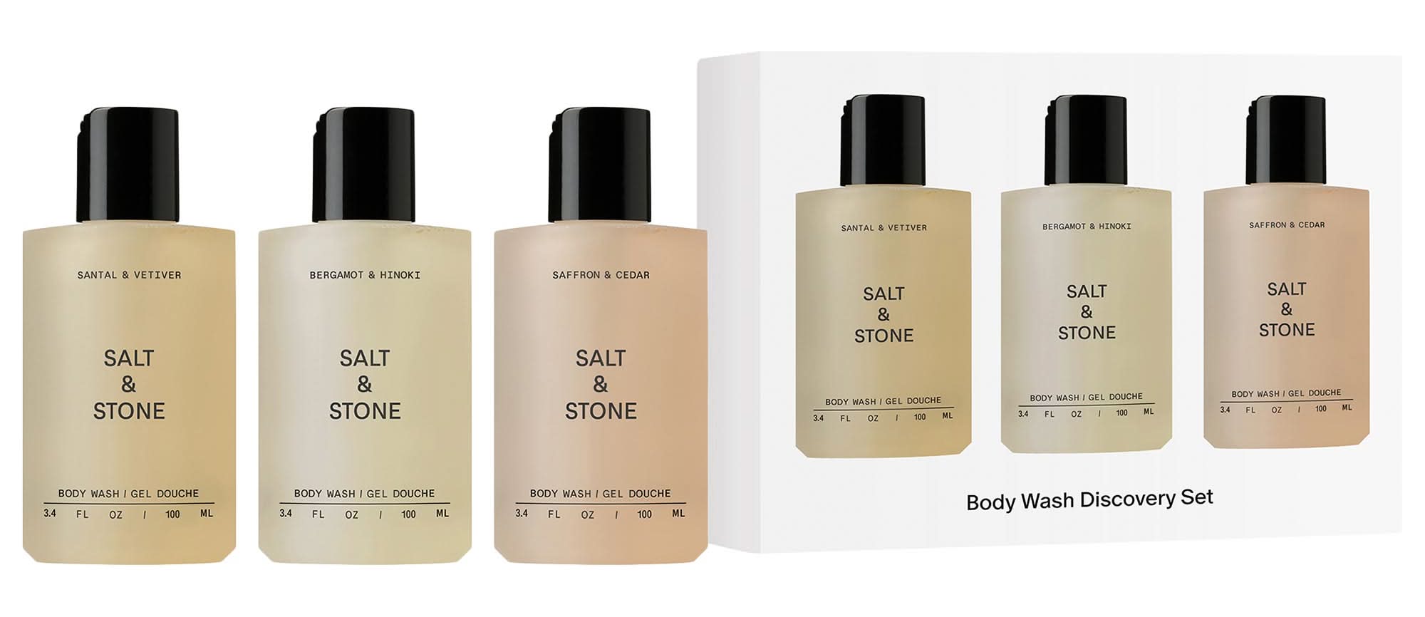 Salt & Stone Mini Body Wash Discovery Gift Set