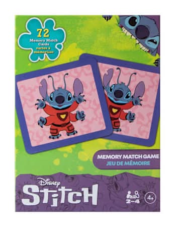 Disney Stitch Memory Match Game