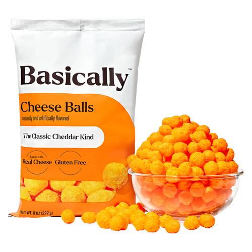 Basically, Classic Cheddar Kind Balls, Cheese (8 oz)