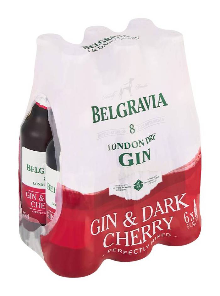 Belgravia Gin & Dark Cherry 275ml nrb